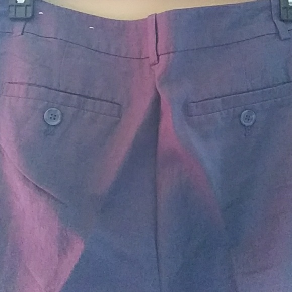 Cornflower blue, linen pants by LOFT - Picture 3 of 4